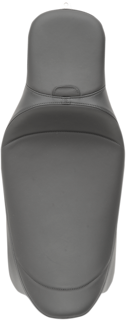 Drag Specialties Extended Reach Predator Seat – Mild Stitched – Backrest Recepticle – FL '08-'24 – view 2