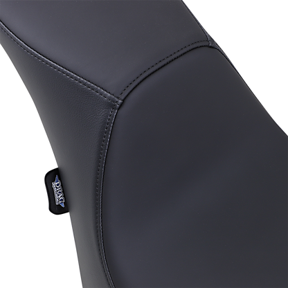 Drag Specialties Predator 2-Up Seat – Smooth – FXST/FLST '84-'99 – view 2