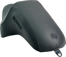 Slyfox Drifter Seat – Black Logo – Black Vinyl w/ Slipstop – Carbon Fiber – XL '04-'22 – view 2