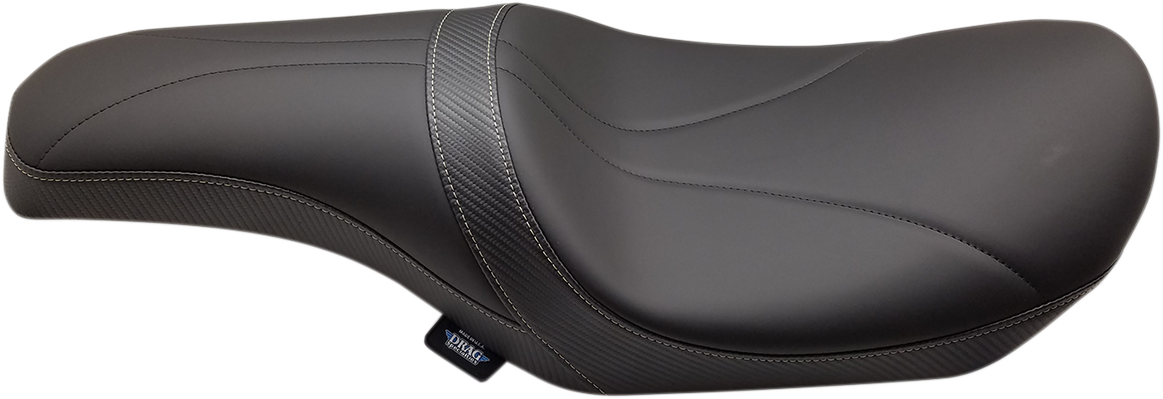 Drag Specialties Predator Seat – Mild Stitched – Yaffe Gas Tank – FL '08-'23