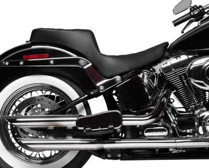Drag Specialties Performance Predator 2-Up Seat – Vinyl – Double Diamond – Black Thread – FL '00-'17 – view 2