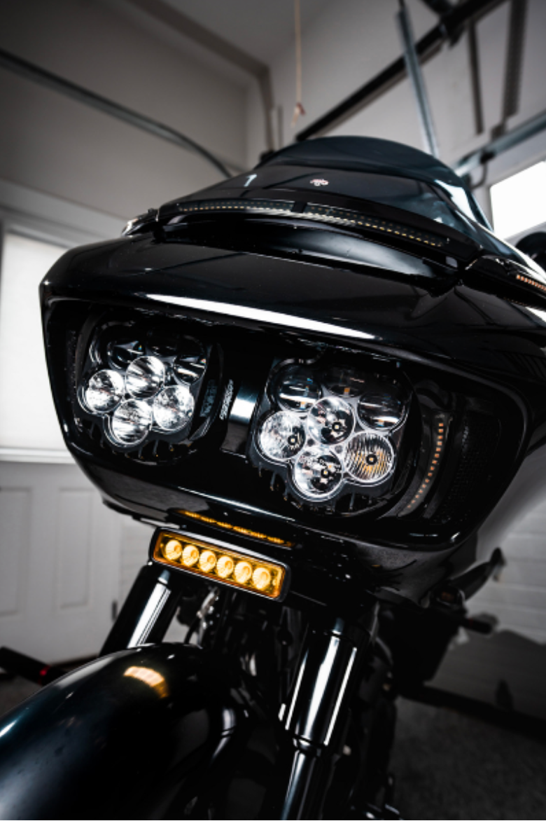 Custom Dynamics Shark Demon® 2 Headlight - Road Glide