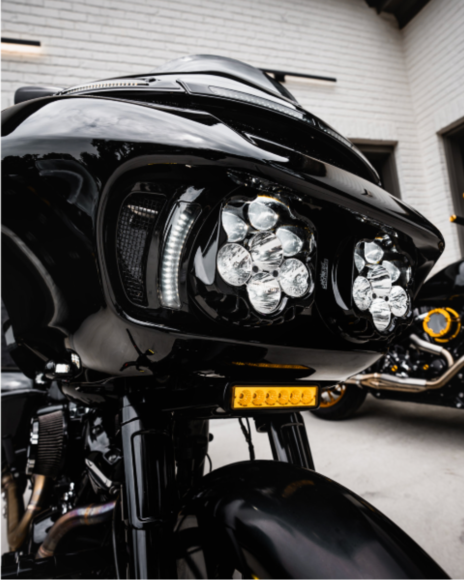 Custom Dynamics Shark Demon® 2 Headlight - Road Glide