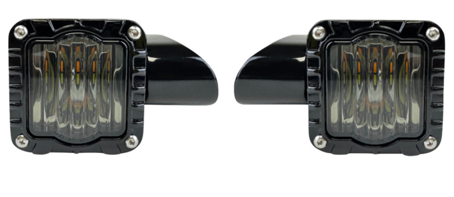 Custom Dynamics Shark Demon™ High-Performance LED Front Turn Signals