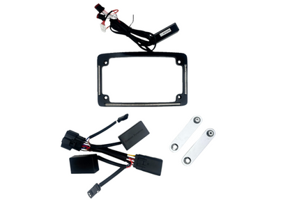 Custom Dynamic All-In-One Auxiliary LED License Plate Frame