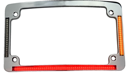Custom Dynamic All-In-One Auxiliary LED License Plate Frame