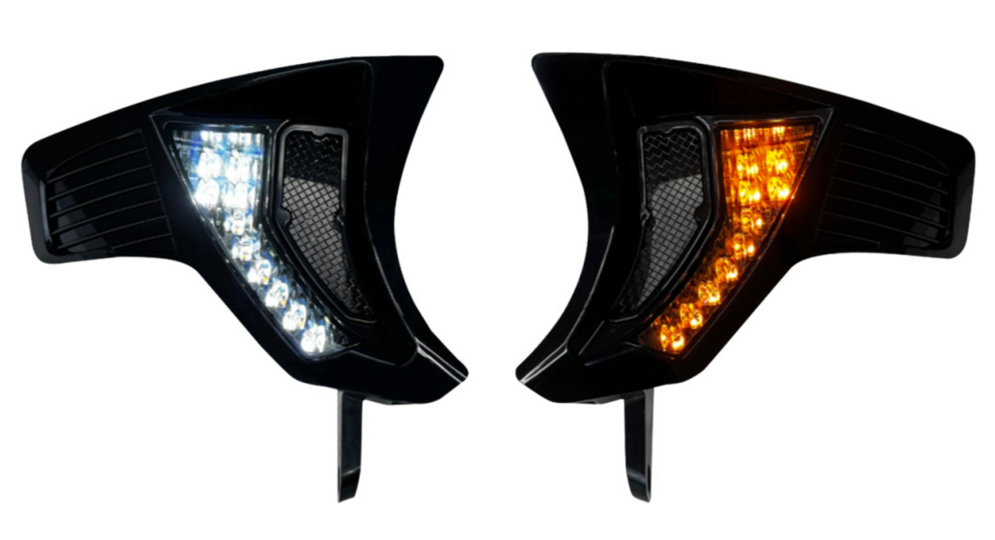 Custom Dynamics Shark Demon® Integrated Front Turn Signal Vents