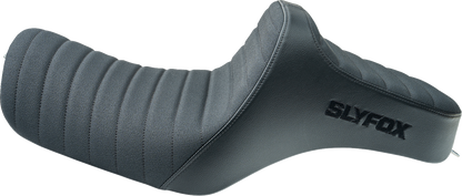 Slyfox High Noon Seat – Vinyl – Classic Stitch – Black Logo – Black Stitch – XL '04-'22