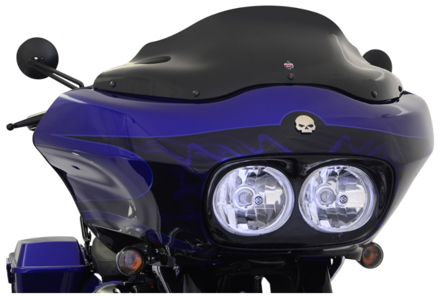 Klock Werks Flare™ Windshield - 8"- Black