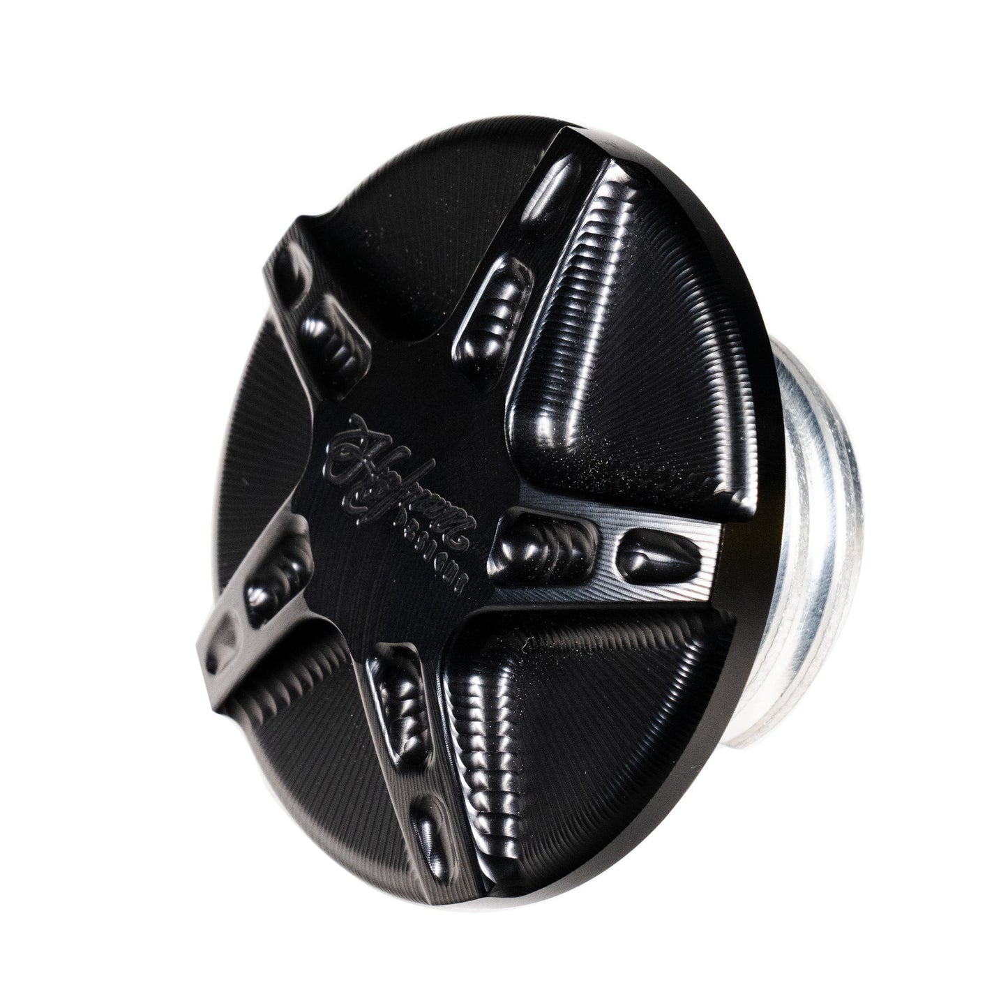 Hofmann Designs 5 Spoke Directional Gas Cap – Billet Aluminum for Harley-Davidson