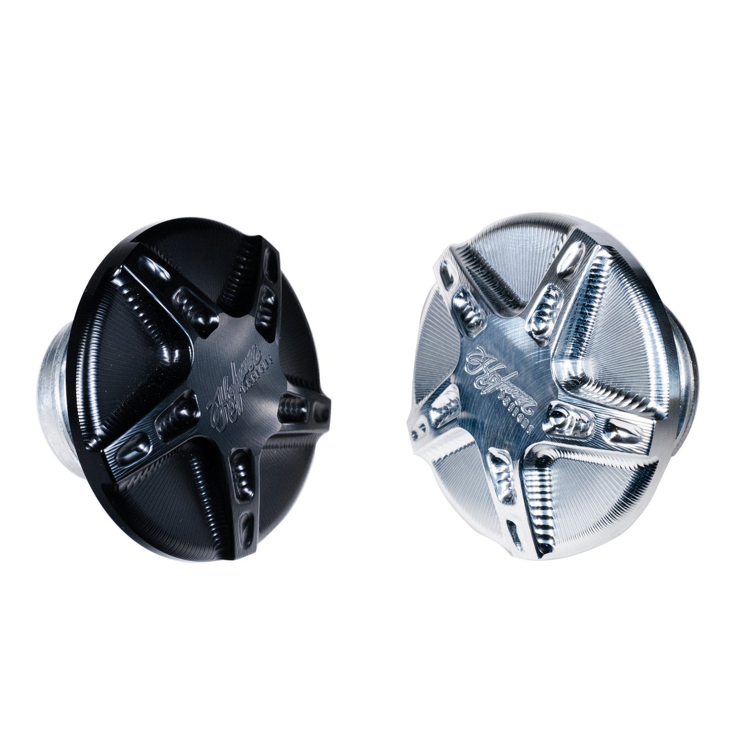 Hofmann Designs 5 Spoke Directional Gas Cap – Billet Aluminum for Harley-Davidson