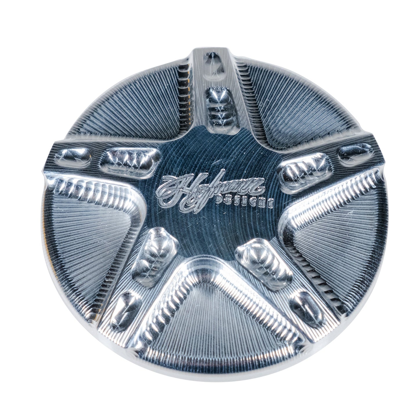 Hofmann Designs 5 Spoke Directional Gas Cap – Billet Aluminum for Harley-Davidson