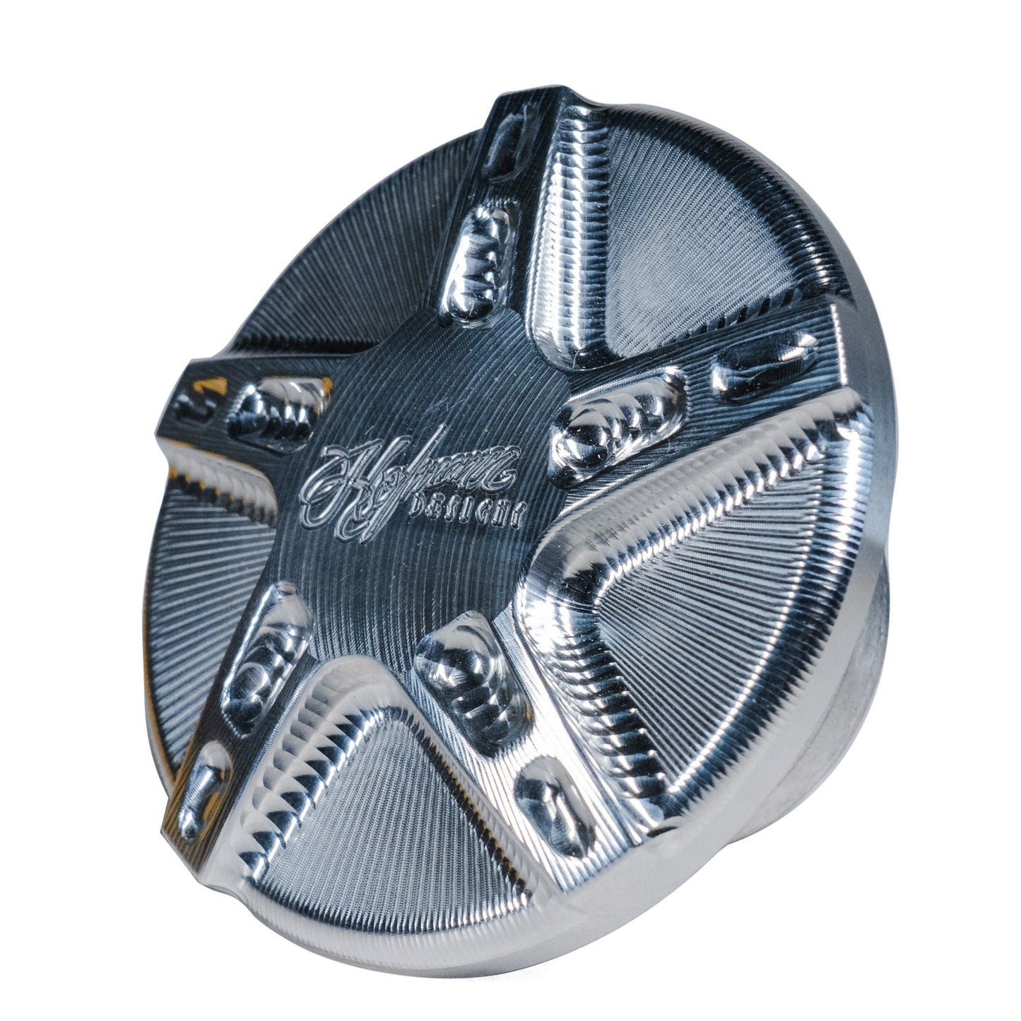 Hofmann Designs 5 Spoke Directional Gas Cap – Billet Aluminum for Harley-Davidson