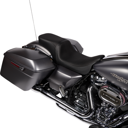 Drag Specialties Predator 2-Up Seat – Vinyl – Smooth – w/o Backrest – FLH/FLTR '08-'24 – view 2
