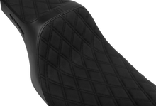 Slyfox High Noon Seat – Double Diamond – Black Logo – Black Stitch – FLH/FLT '08-'25