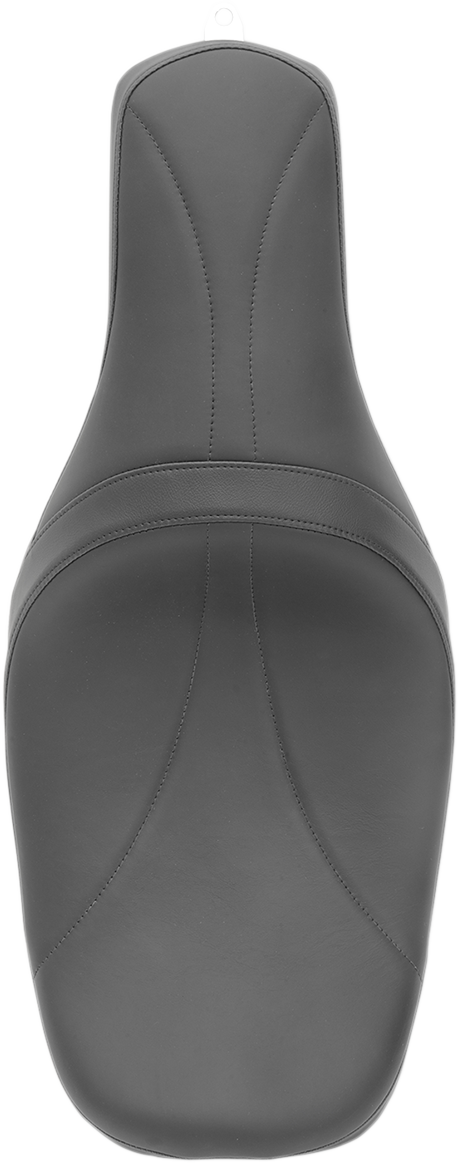 Drag Specialties Predator Seat – Mild Stitched – Yaffe Razor Gas Tank – FL '10-'23 – view 2