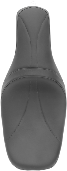 Drag Specialties Predator Seat – Mild Stitched – Yaffe Razor Gas Tank – FL '10-'23 – view 2