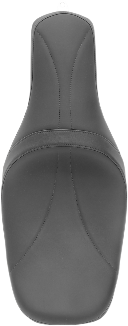 Drag Specialties Predator Seat – Mild Stitched – Yaffe Razor Gas Tank – FL '10-'23 – view 2