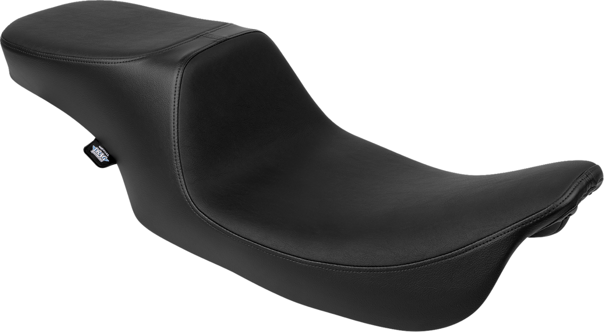Drag Specialties Predator 2-Up Seat – Vinyl – Smooth – w/o Backrest – FL '97-'07