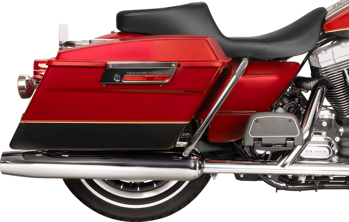 Drag Specialties Predator 2-Up Seat – Vinyl – Smooth – w/o Backrest – FL '97-'07 – view 4