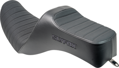 Slyfox High Noon Seat – Vinyl – Classic Stitch – Black Logo – Dyna '06-'17 – view 4