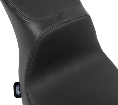 Drag Specialties Predator 2-Up Seat – Vinyl – Smooth – FLSB/FXLRS '18-'24