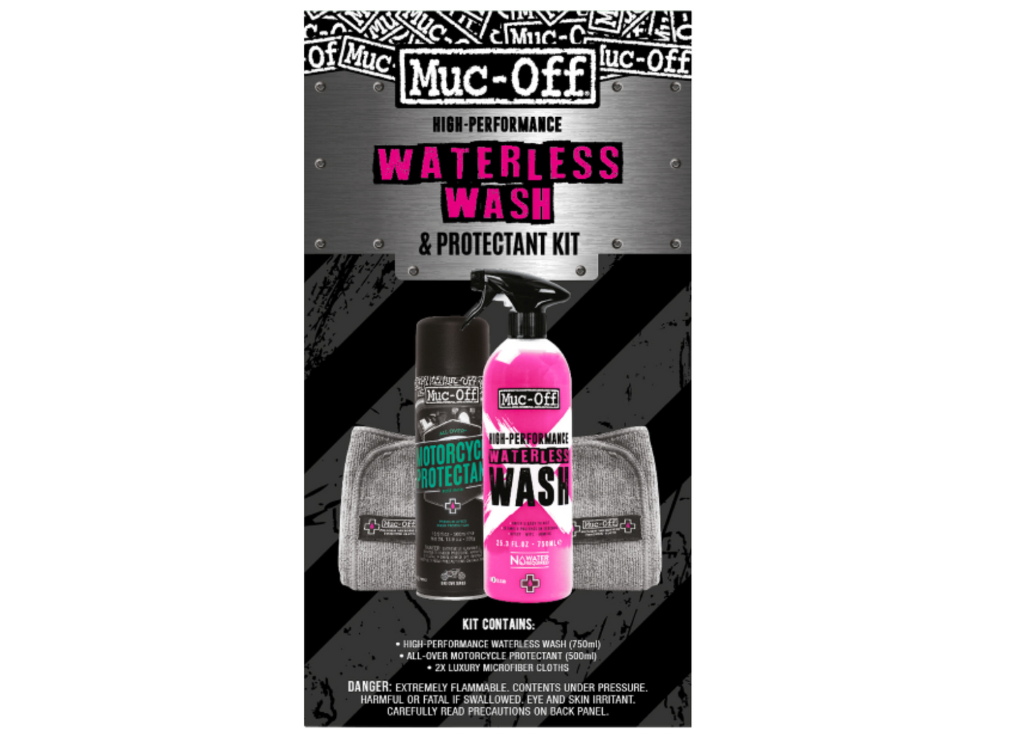 Muc-Off Motorcycle Waterless Wash & Protectant Kit