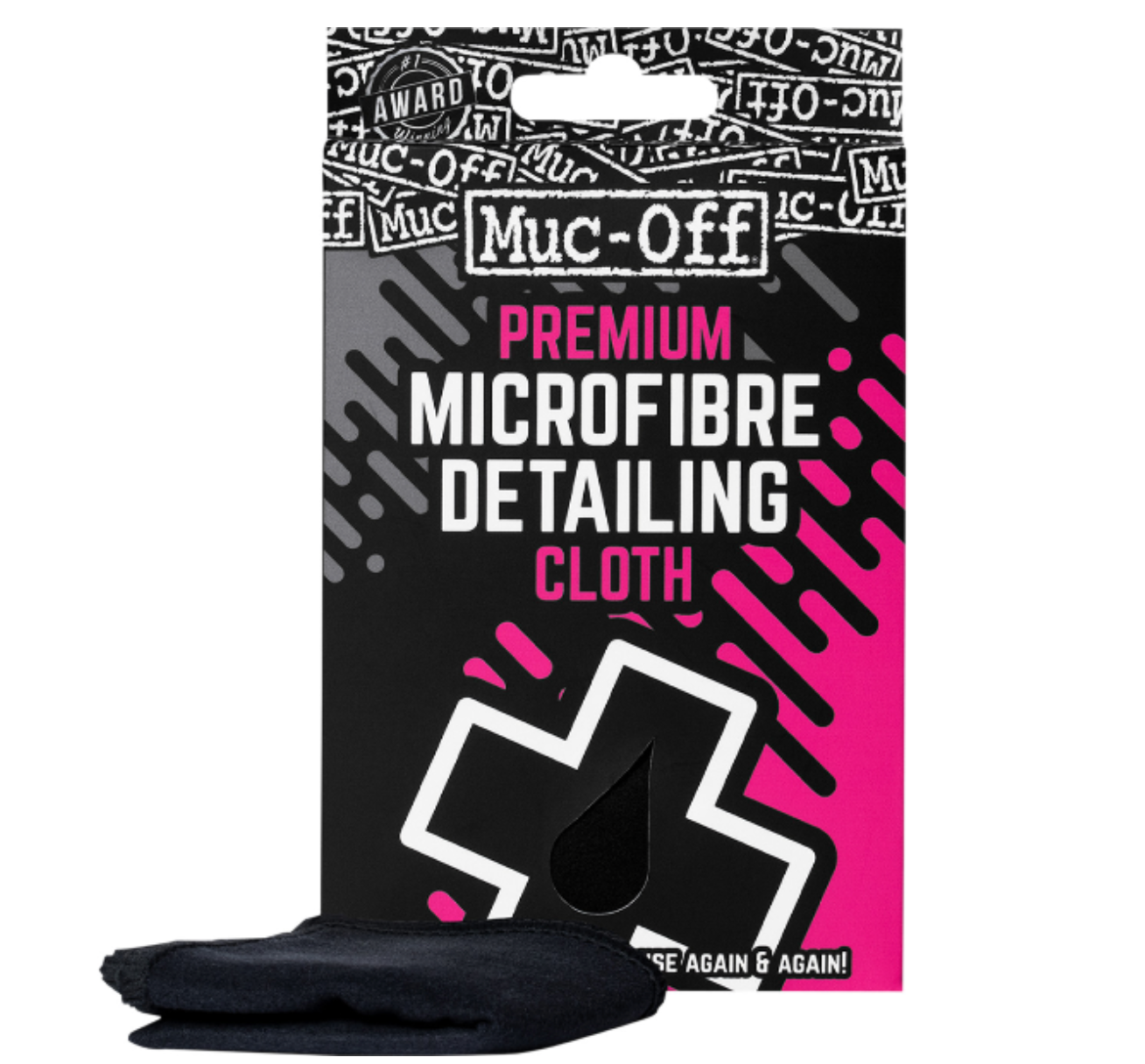Muc-Off Microfiber Detailing Cloth – Ultra-Soft Finishing Cloth for Motorcycles