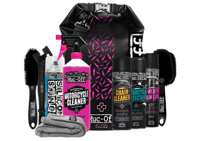 Muc-Off Ultimate Motorcycle Cleaning Kit – Complete Wash, Protect & Lube System