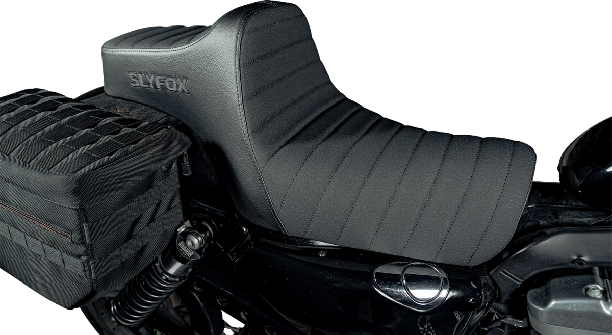 Slyfox High Noon Seat – Vinyl – Classic Stitch – Black Logo – Black Stitch – XL '04-'22 – view 7