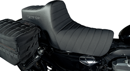 Slyfox High Noon Seat – Vinyl – Classic Stitch – Black Logo – Black Stitch – XL '04-'22 – view 7