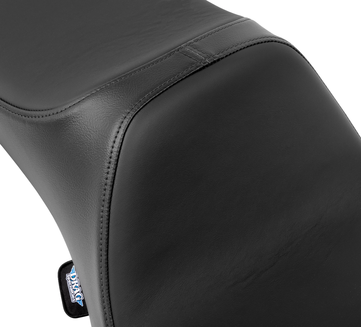 Drag Specialties Predator III Seat – Extended Reach – Smooth – Black Solar Leather – FLH/FLT '08-'24 – view 4