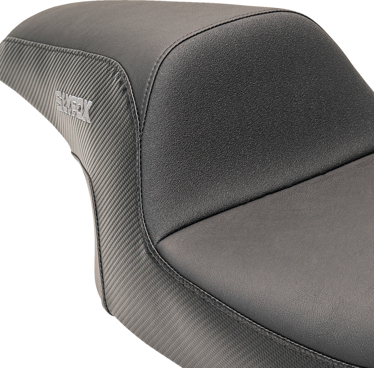 Slyfox Drifter Seat – Gray Logo – Smooth Vinyl – Carbon Fiber – FL '08-'23 – view 3