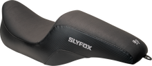 Slyfox Drifter Seat – Gray Logo – Smooth Vinyl – Carbon Fiber – FL '97-'07 – view 2