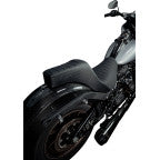Slyfox Highnoon Tuck N Roll Seat – Black Logo – Harley Softail 2018–2023