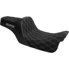 Slyfox Performance Highnoon Diamond Stitched Seat Grey Stitching – Harley Touring 2023.5+