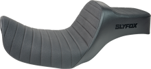 Slyfox High Noon Seat – Vinyl – Classic Stitch – Black Logo – Dyna '06-'17