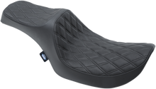 Drag Specialties Predator III Seat – Double Diamond – Black Stitching – FXR '82-'00