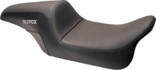 Slyfox Drifter Seat – Gray Logo – Smooth Vinyl – Carbon Fiber – Dyna '06-'17