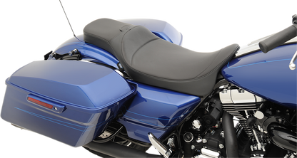 Drag Specialties Extended Reach Predator Seat – Mild Stitched – Backrest Recepticle – FL '08-'24 – view 4