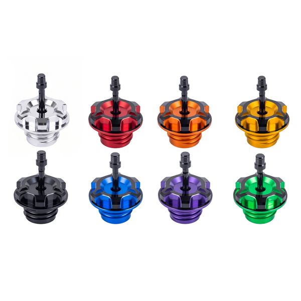 AdvanBlack Axion Billet Aluminum Fuel Tank Gas Cap with Vent Hose for Harley Touring & Softail