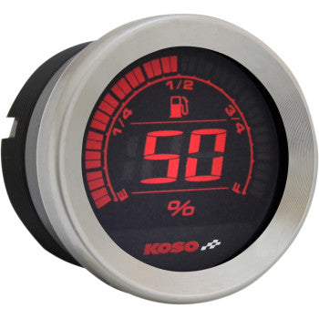 HD-02F | Fuel level meter | Harley-Davidson | Silver + Black