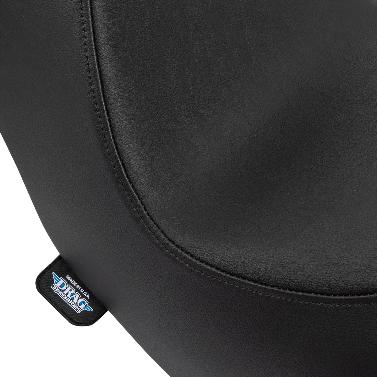 Drag Specialties Predator III 2-Up Seat – Vinyl – Smooth – Black – FL/FX '18-'24 – view 2