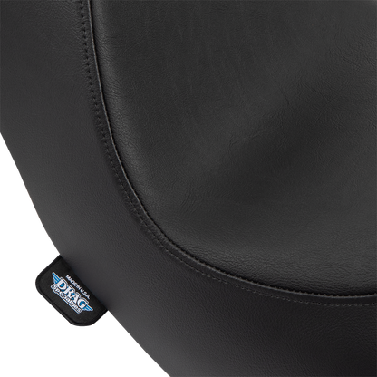Drag Specialties Predator III 2-Up Seat – Vinyl – Smooth – Black – FL/FX '18-'24 – view 2