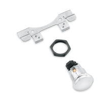New - Smooth Push-Button Fuel Console Door Release - Chrome
