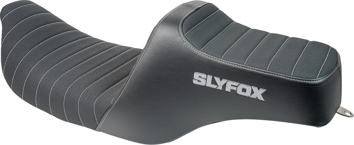 Slyfox High Noon Seat – Vinyl – Classic Stitch – Gray Logo – FL '97-'07 – view 2