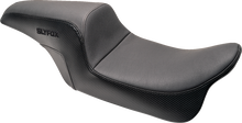 Slyfox Drifter Seat – Black Logo – Smooth Vinyl – Carbon Fiber – Dyna '06-'17