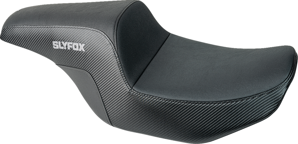 Slyfox Drifter Tour Seat – Vinyl w/ Slipstop – Gray Logo – FL '23-'24