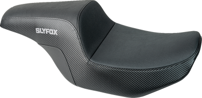 Slyfox Drifter Tour Seat – Vinyl w/ Slipstop – Gray Logo – FL '23-'24
