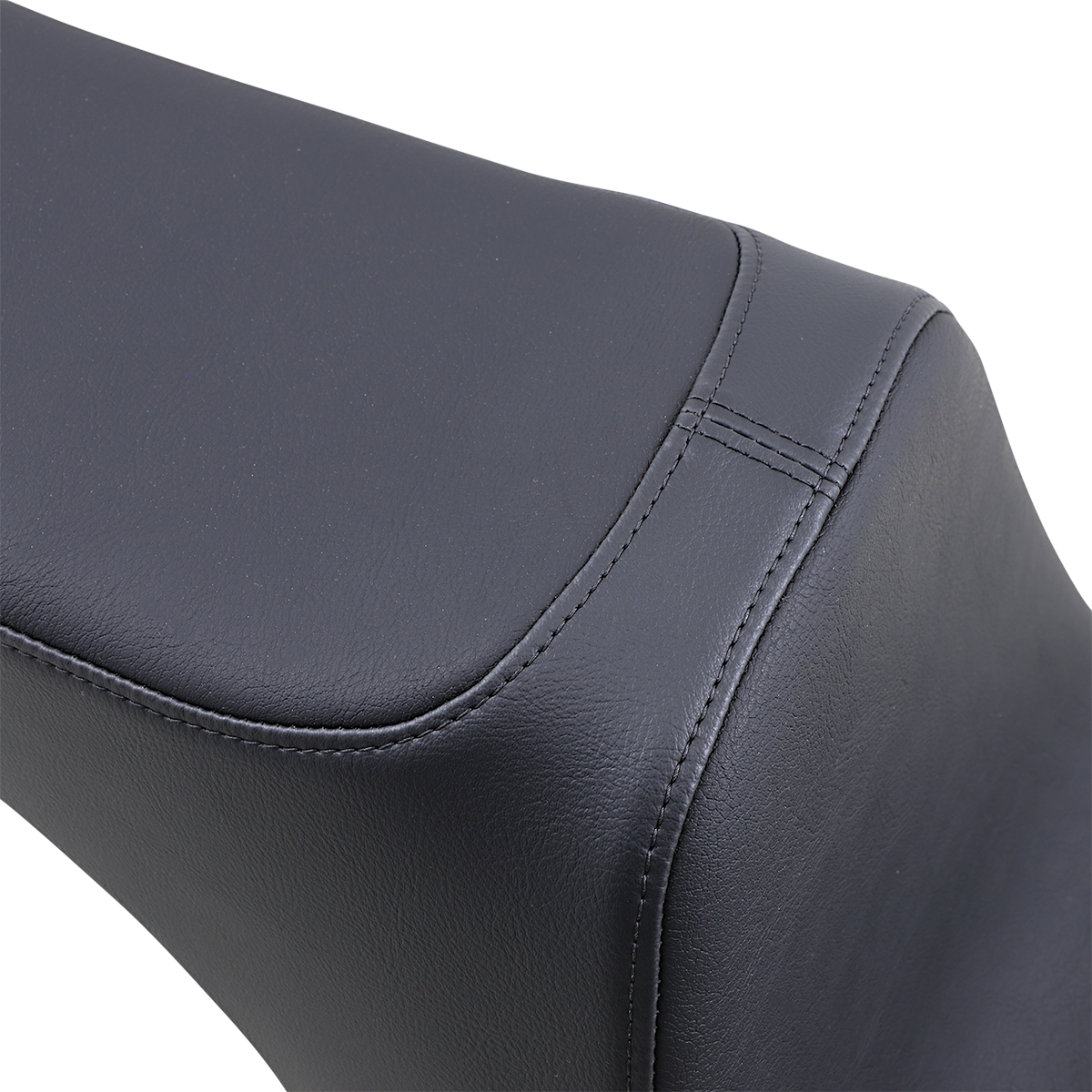 Drag Specialties Predator III 2-Up Seat – Vinyl – Smooth – Black – Softail '06-'17 – view 2
